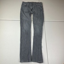 Levis 510 Super Skinny Jeans 31x32 Gray Wash Black Label Levis