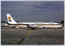 Airplane Postcard National Aviation Airlines Boeing 707-366C SU-AVZ Zurich BZ19