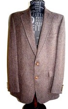 Austin Reed Regent Street Mens Tweed Jacket Pure VIrgin Wool Blazer Sport Coat