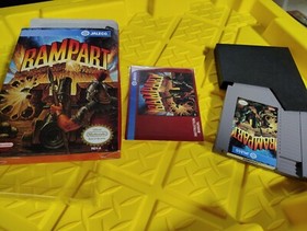 Rampart Nintendo NES CIB Box New Open Collectors Condition