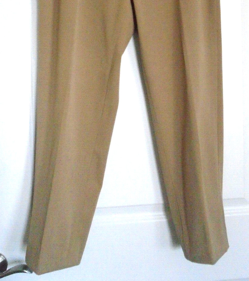 Talbots Light Brown Polyester Rayon Blend Long Pa… - image 7