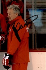 Dale Hunter Signed Autographed 4x6 Photo Washington Capitals #2