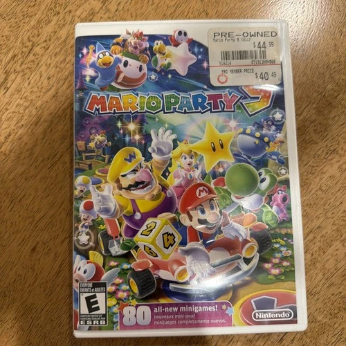 Mario Party 9 (Nintendo Wii, 2012) Complete With Manual & Inserts