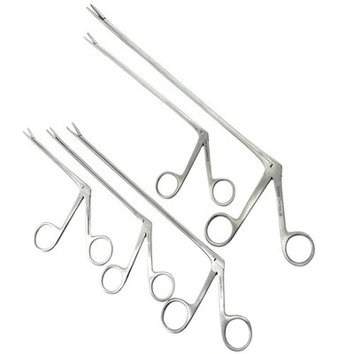 New  Alligator Forceps Micro Serrated Tips 3.5'' to 10'' Stainless ENT Forceps