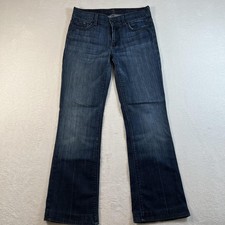 7 For All Mankind Bootcut Jeans Womens 27 Blue Medium Wash Stretch Denim USA