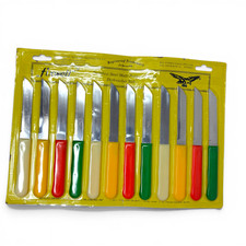 Set de couteau à légumes à usage multiple Fixwell en acier inoxydable - 12 Pcs