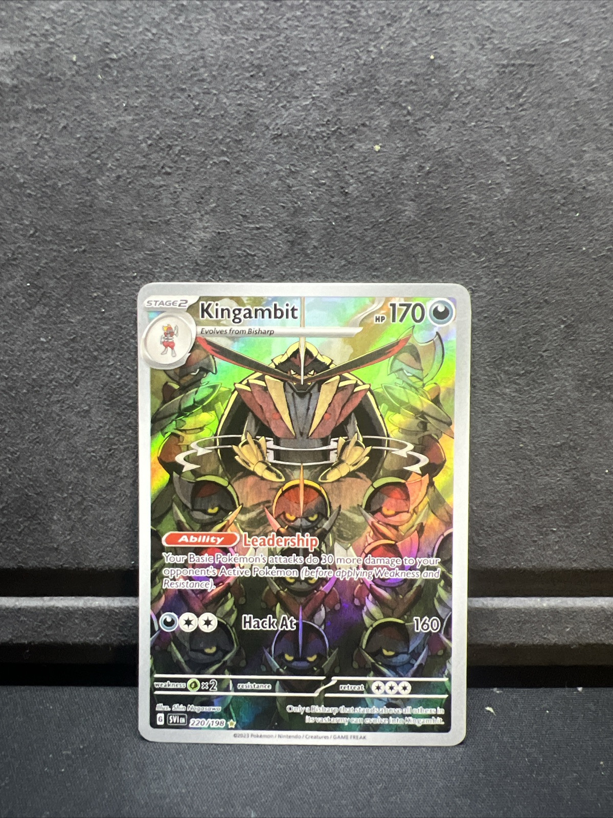Kingambit 220/198 Sv01: Scarlet & Violet Base Set Holo