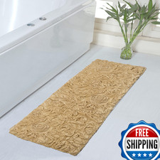 Home Weavers Bell Flower Collection 100 Cotton Tufted Bath Rugs Extra Soft And