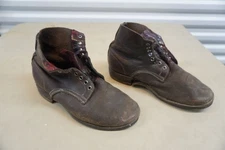 True Vtg WW 1 WW2 Wehrmacht M37 Military  Boots Hobnails 1940s Mens Sz 8 Shoes