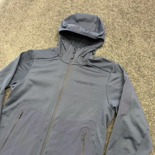 Norrona falketind warm2 stretch Hood Jacket Men Size Medium - Indigo Night Gorp image 2