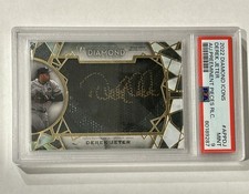 2022 Topps Diamond Icons Autographed Preeminent Pieces DEREK JETER 1/3 PSA 9