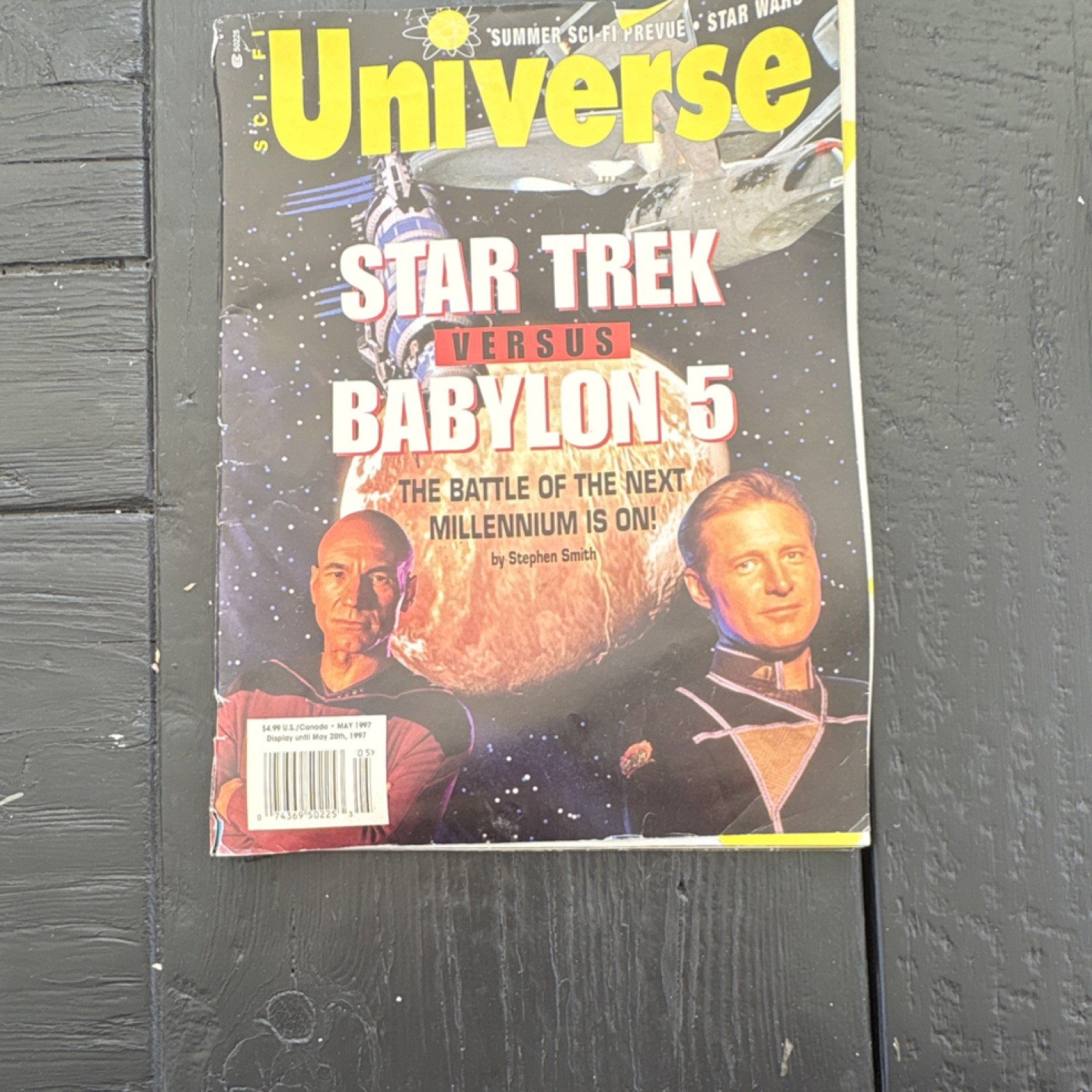 Universe Magazine May 1997 Star Trek vs Babylon 5 Sci-Fi Vintage