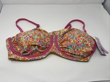 NWT Wild Fable Womens Floral Flower Bikini Top Medium 8-10 Summer Beach