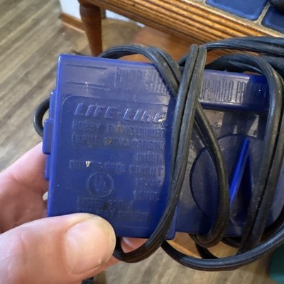 Life-Like Blue Model Train Hobby Transformer Reverse Off Forward 120 Volt