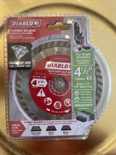 NEW DIABLO 4-1/2 in. Turbo Diamond Masonry Cut-Off Blade-115mm- DDD045TUR101C