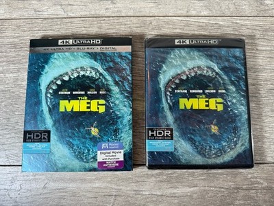 The Meg (4K Ultra HD/Blu-ray, 2018) NEW W Slipcover - Jason Statham, Ruby Rose