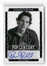 2026 Leaf Pop Century Monochrome Autograph #M-PR1 Paul Rudd Auto 1/1