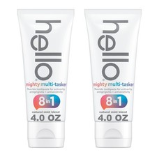 8 in 1 Mighty Multi-Tasker Fluoride Toothpaste Pack, SLS Free Toothpaste with...