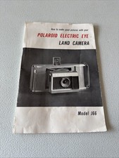 Polaroid Electric Eye Land Camera Model J66 Instruction Manual
