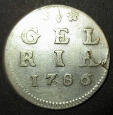 COA Silver 1786 Old Dutch Colonial New York Lion Dime! Gelderland Mint US Coloni