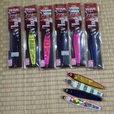 C-6488 J-6 un, many items, Yo-Zuri Duel Branca 80g 10-piece set, metal jig, for