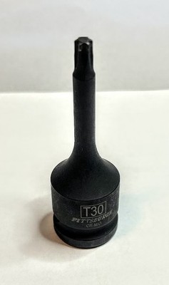 Pittsburgh Impact Torx Star Bit Socket T30 x 1/2'' -Free USA Shipping