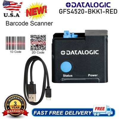 Datalogic GFS4520-BKK1-RED 1D 2D Omnidirectional Fixed Mount Barcode POS Scanner