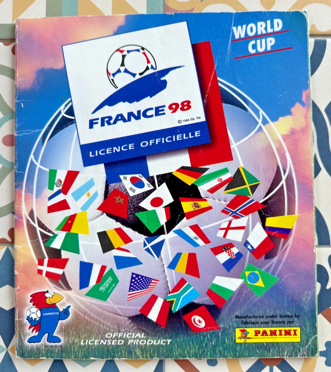 ALBUM WORLD CUP PANINI FRANCE 98 1998 NON COMPLETO 50% - BUONO DA RECUPERO RARO