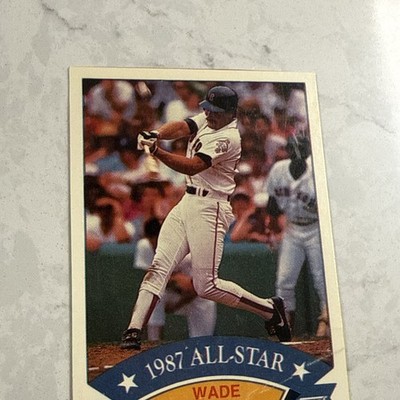 1988 Score - Wax Box Bottom All-Star Box Bottoms Wade Boggs #4 for
