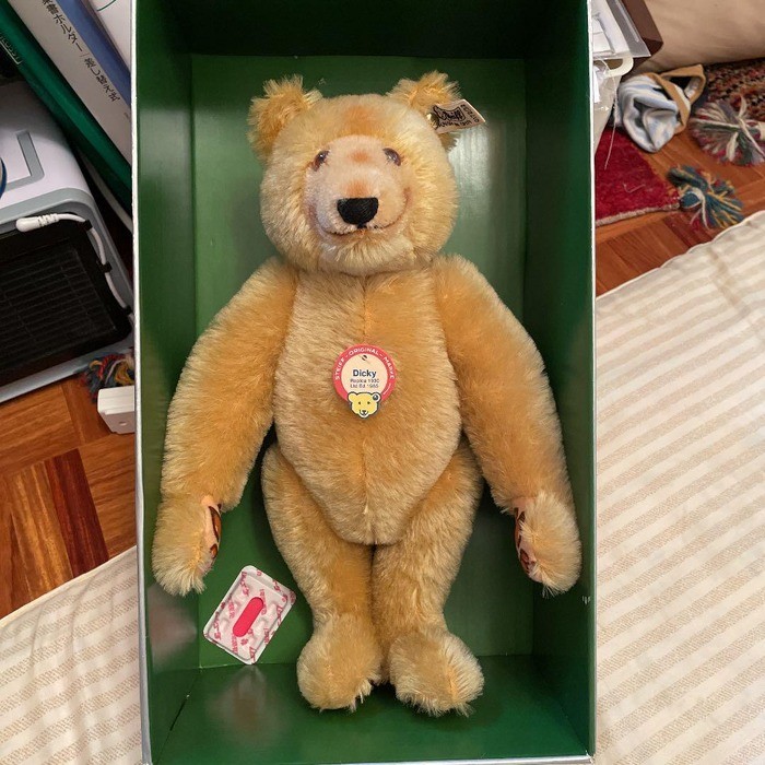 Dicky Bear Limited Edition Steiff Dicky 1930 Replica Plush Toy