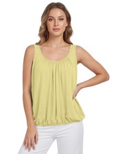 Women Stretchable Vest Tops Ladies Summer Loose Fit Camisole Sleeveless Tank Top