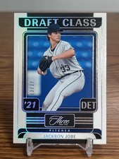 2024 Panini Three and Two Jackson Jobe Draft Class Full Count /32 #18 Tigers RC