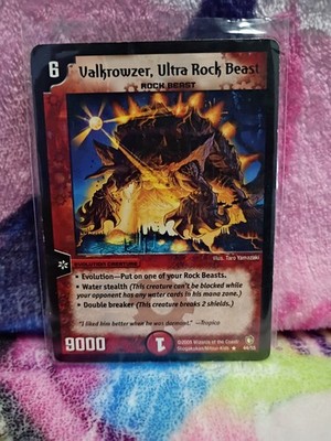 Duel Masters TCG - Valkrowzer, Ultra Rock Beast 44/55 - RARE - Ultra Destruction