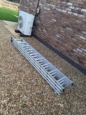 Aluminium Triple Extension Ladder (Free Local Delivery) 2.57m closed 6.35m extd.
