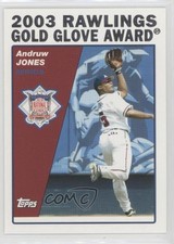 2004 Topps Rawlings Gold Glove Award Andruw Jones #711 0xr2