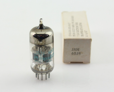 JAN 6922 Philips ECG NOS USA Sylvania Halo Getter Grey Plates JAN