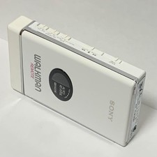 Sony WM-109 Cassette Walkman Serviced Tested Working White w/ Battery Case