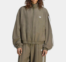 NWT Adidas Originals Check Track Top Women's Casual Jacket AsiaFit LE8306