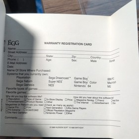 EGG Elemental Gimmick Gear Sega Dreamcast 1999 CIB W/ Registration Card