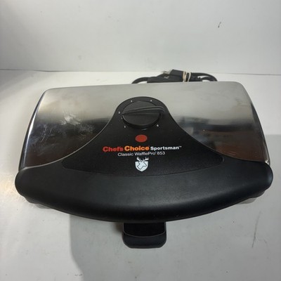 Chef s Choice Sportsman Classic Waffle Pro Maker Iron 853 Deer Head Hunter