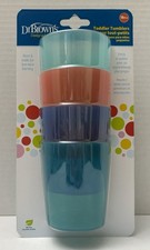 DR. BROWN'S TODDLER TUMBLERS 18M . 4 TODDLER CUPS BRAND NEW