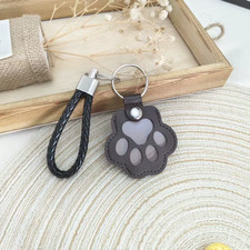 PU Leather Pet Hair Storage Bag Multi-Functional Portable Keychain Pet Memorial