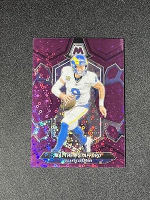 2024 Mosaic Matthew Stafford Purple No Huddle /50