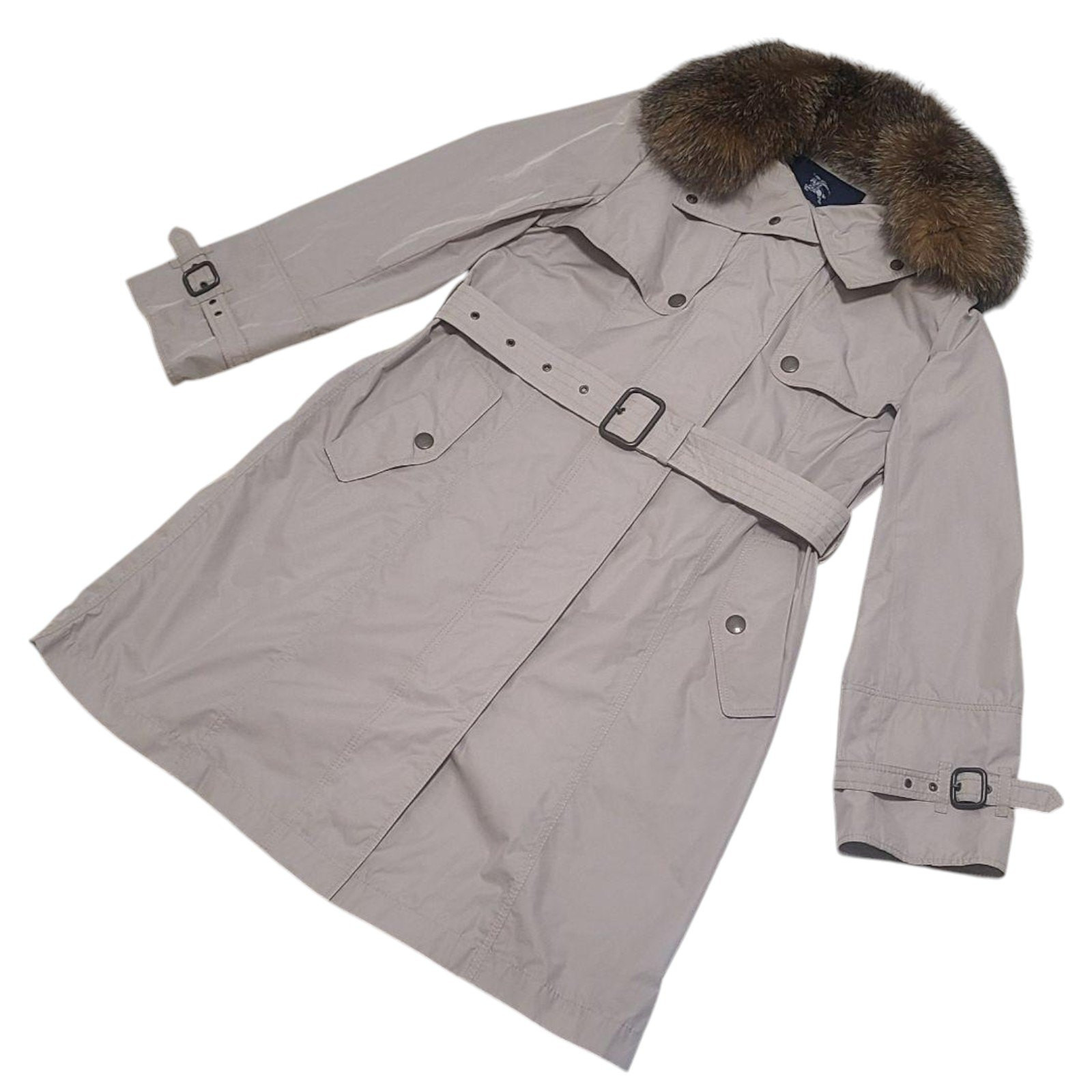 BURBERRY LONDON Trench Coat Size 40 L Women's #EB ADA