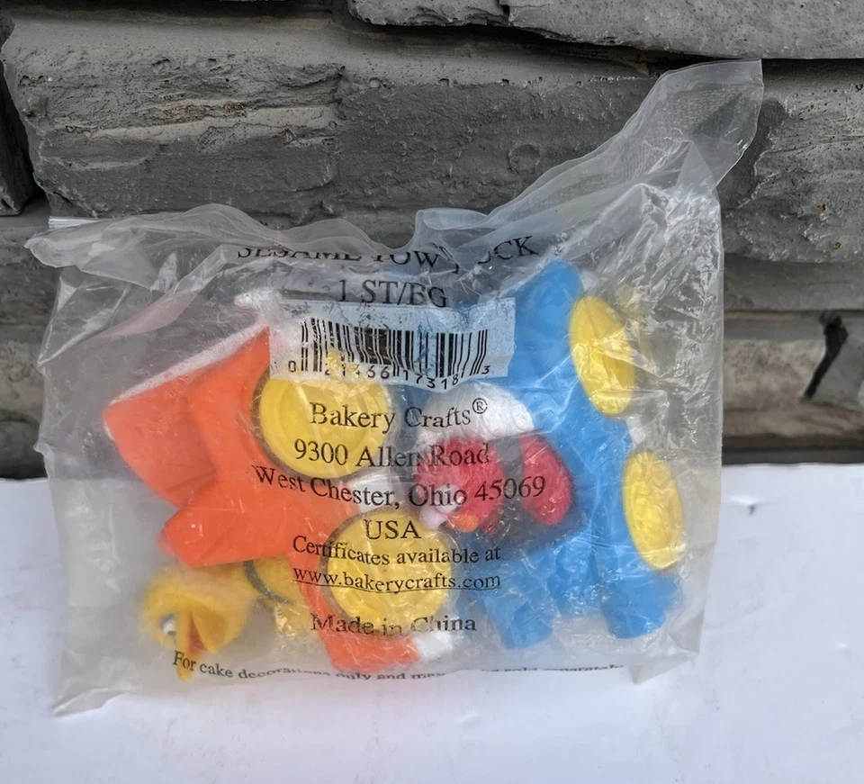 Sesame Street Panadería Artesanías Elmo y Big Bird Figuras Decoración de Pasteles NUEVO Foto 2 de 3