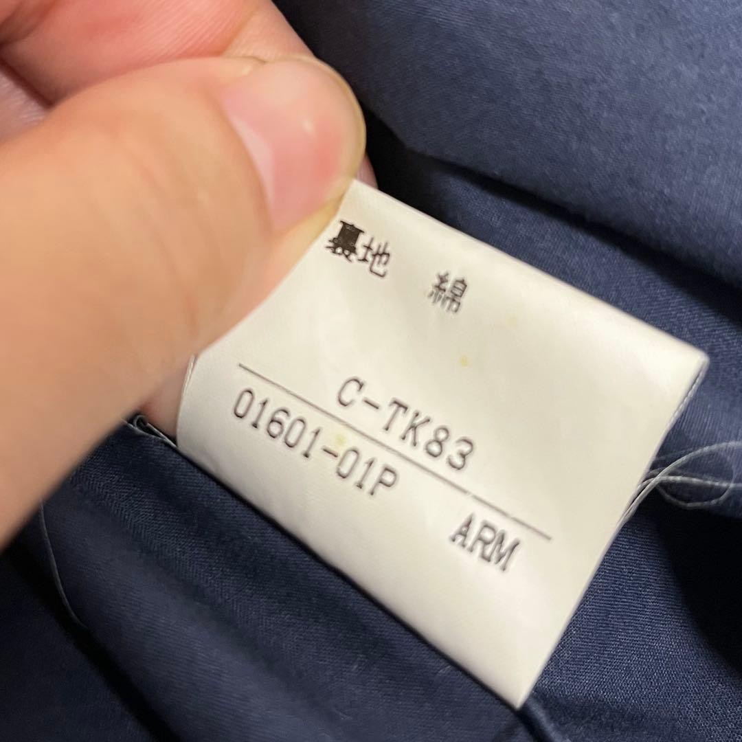 Burberry Nova Check Bal-Collar Coat With Hood Navy Size M For Women thumbnail 9