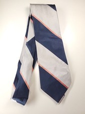 Mens Formal Necktie 52"Lx4"W Gray/Navy Neck Tie