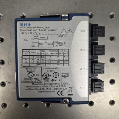 NI 9219 4-Channel Universal Analog Input Module National Instruments