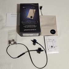 Plantronics BackBeat GO 3 Wireless Earbuds Cobalt Blue Bluetooth w/ Charge Case