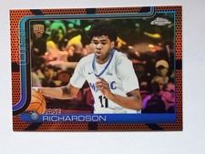 2025 TOPPS CHROME JASE RICHARDSON BASKETBALL BORDER PARALLEL RC #275